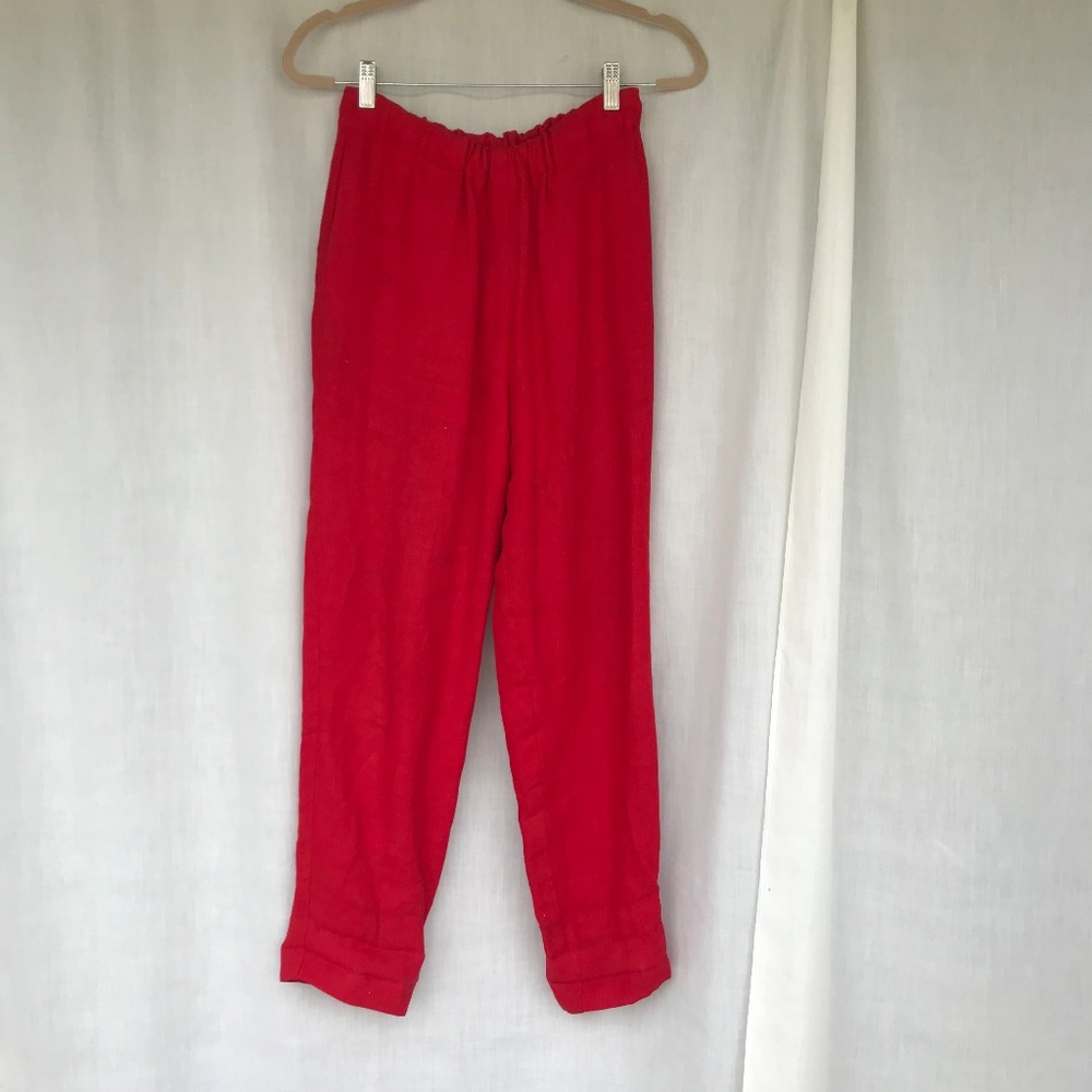 Creatures of Comfort elastic linen trousers